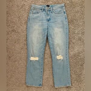 🍀2/$22 J.Crew Light Blue Distressed Ankle Jeans